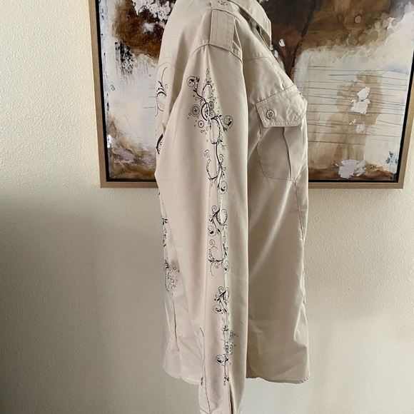 El General Country western, equestrian.  Mens button down shirt nwot - Picture 11 of 12